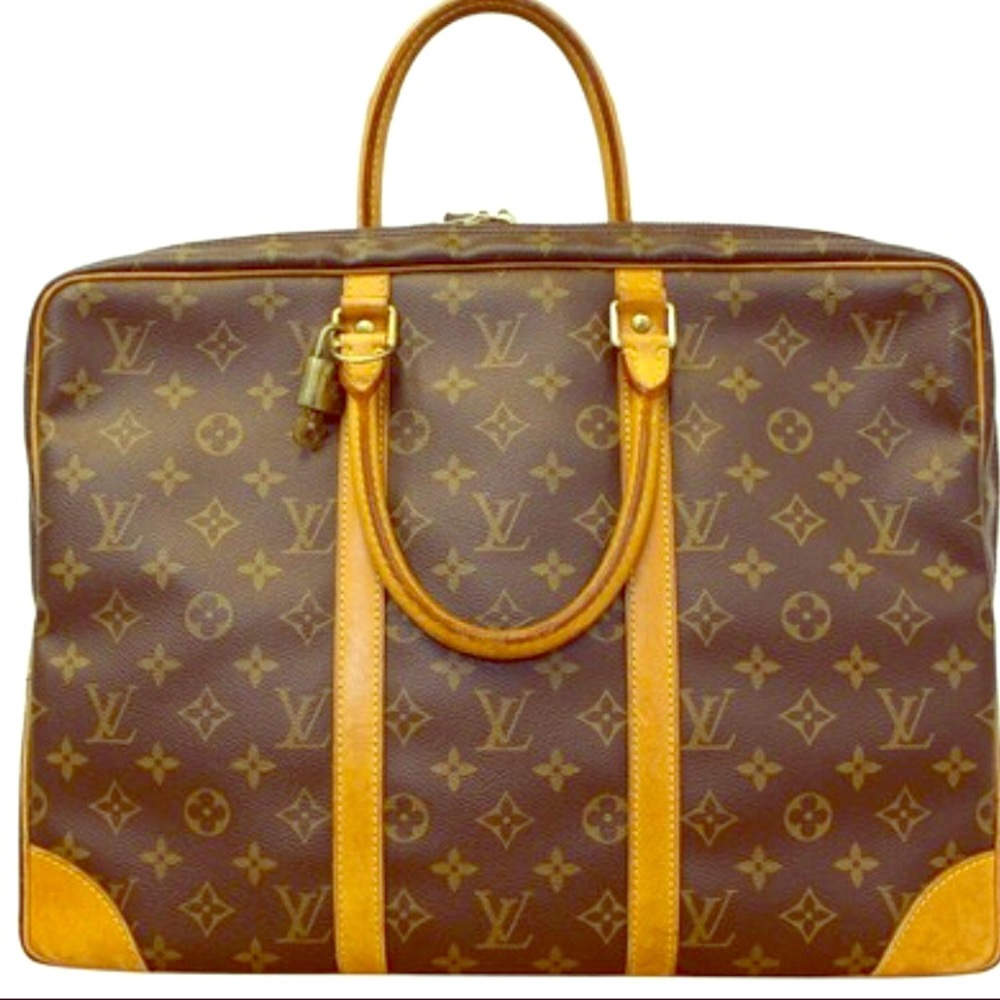Louis Vuitton monogrammed briefcase